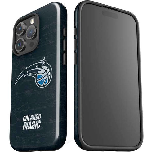 NBA Orlando Magic Black Secondary Logo iPhone 16 Pro Impact Case